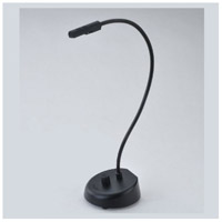 LW-LED Series 18 inch 1.50 watt Black Desk Light Portable Light, with US Power Supply